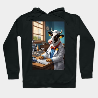 Doctor cow in her clinic Hoodie